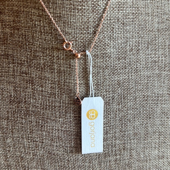 Gorjana NWT Chloe Adjustable Necklace - Rose Gold - Picture 8 of 8